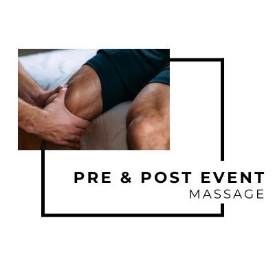 Pre & Post Event Massage